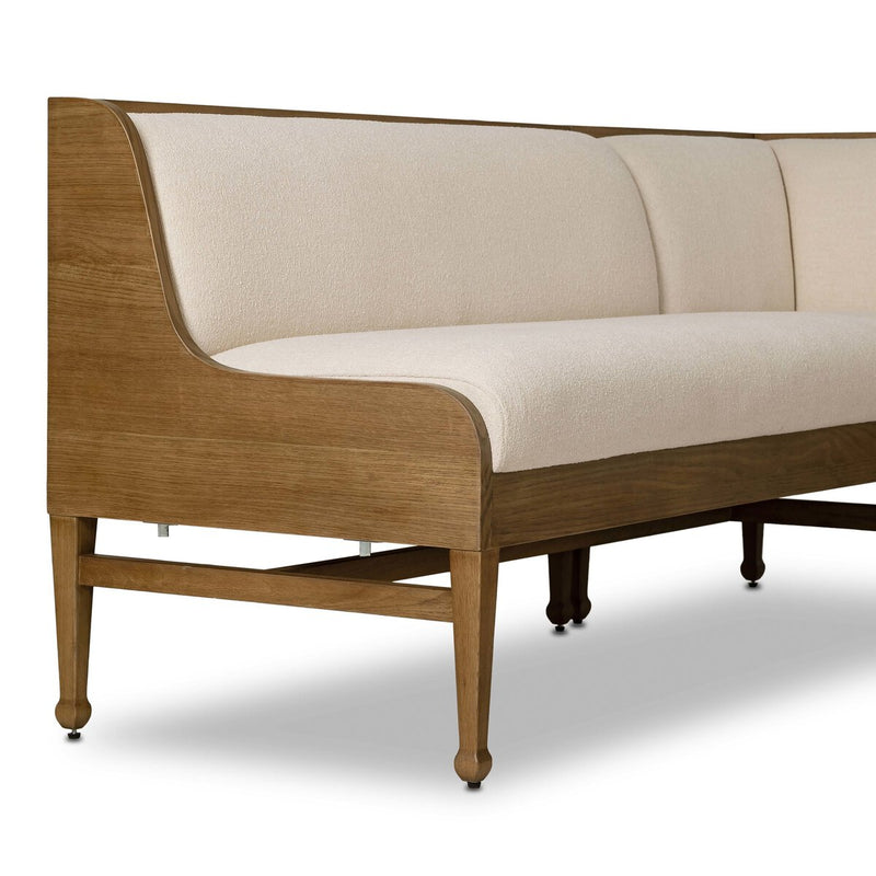 Priscilla Dining Banquette L Shape - Crypton Wayfarer Snow