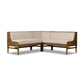 Priscilla Dining Banquette L Shape - Crypton Wayfarer Snow