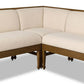 Priscilla Dining Banquette U Shape - Crypton Wayfarer Snow
