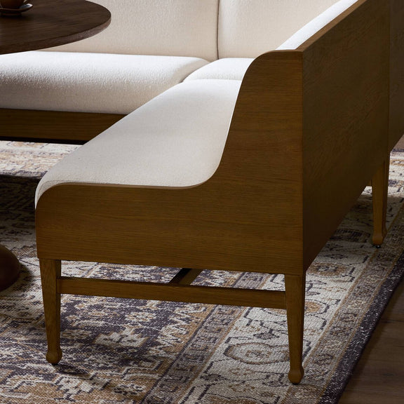 Priscilla Dining Banquette U Shape - Crypton Wayfarer Snow