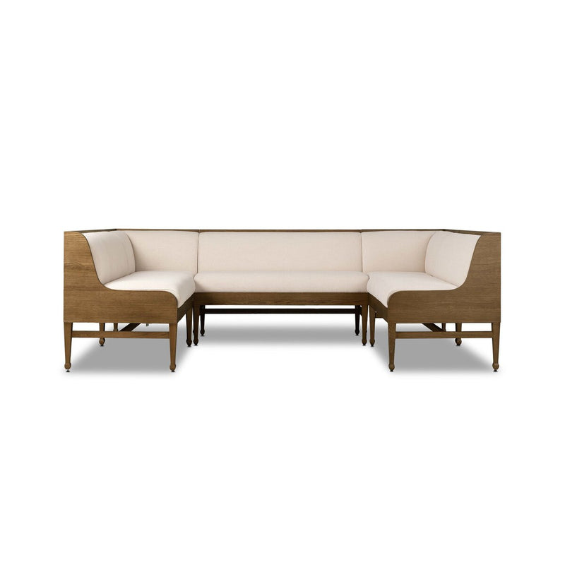 Priscilla Dining Banquette U Shape - Crypton Wayfarer Snow