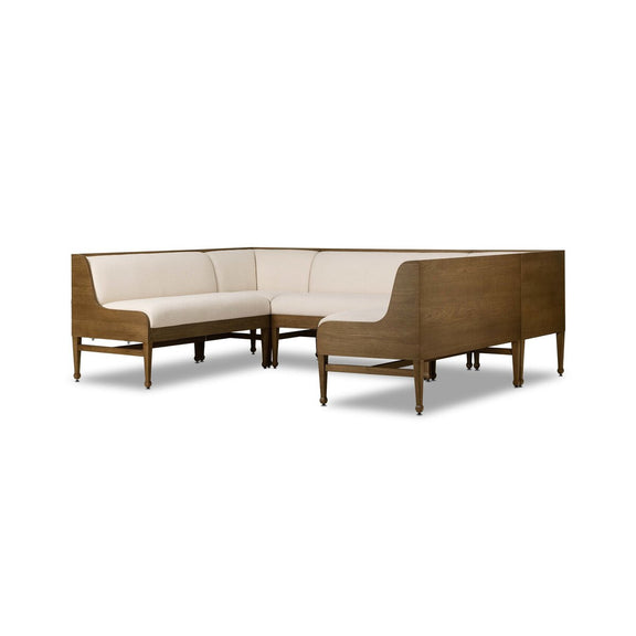 Priscilla Dining Banquette U Shape - Crypton Wayfarer Snow