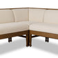 Priscilla Dining Banquette U Shape - Crypton Wayfarer Snow