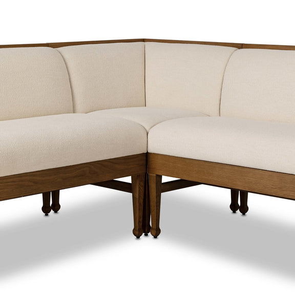 Priscilla Dining Banquette U Shape - Crypton Wayfarer Snow
