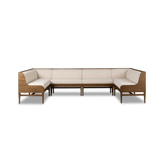 Priscilla Dining Banquette U Shape - Crypton Wayfarer Snow