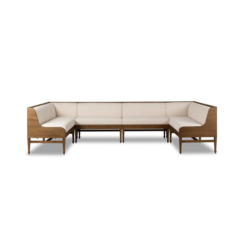 Priscilla Dining Banquette U Shape - Crypton Wayfarer Snow