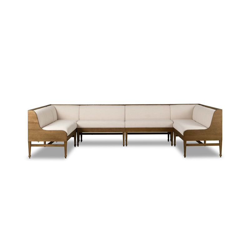 Priscilla Dining Banquette U Shape - Crypton Wayfarer Snow