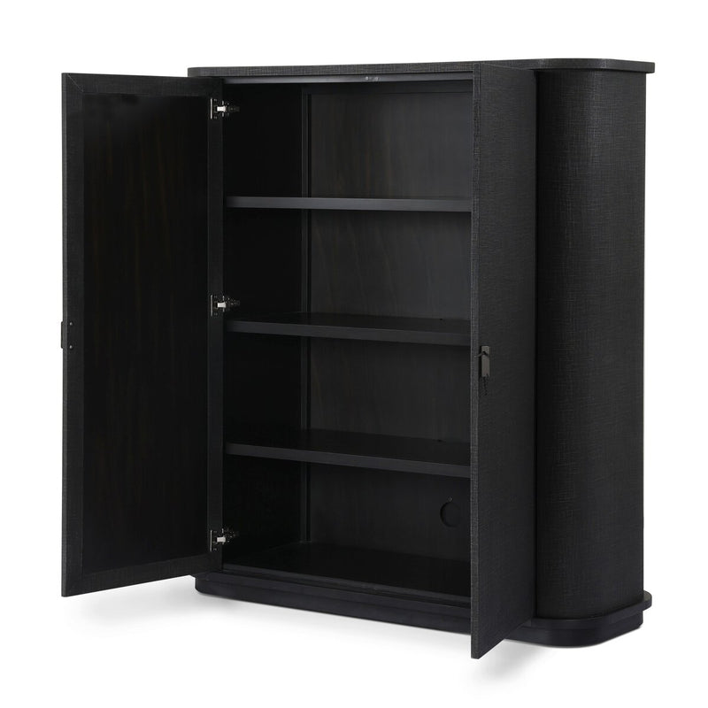 Berlin Cabinet - Black Linen