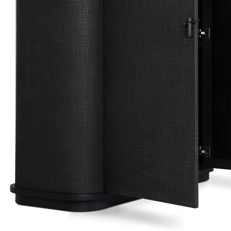 Berlin Cabinet - Black Linen