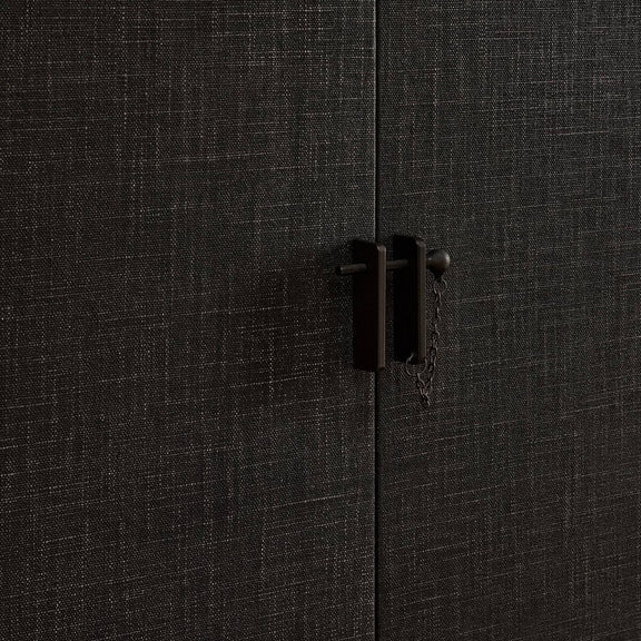 Berlin Cabinet - Black Linen
