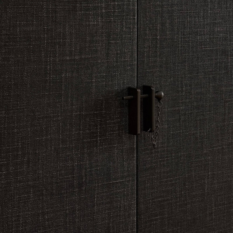 Berlin Cabinet - Black Linen