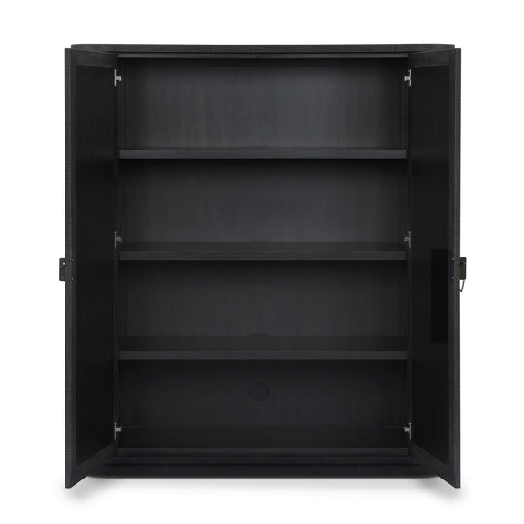 Berlin Cabinet - Black Linen