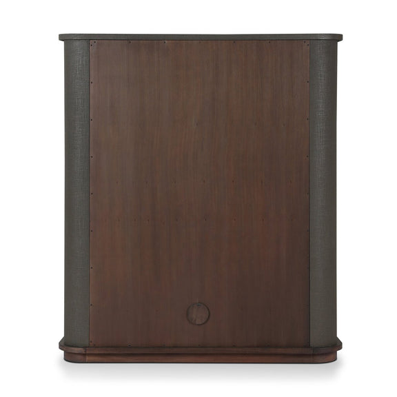Berlin Cabinet - Dark Green Lacquered Linen