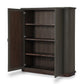 Berlin Cabinet - Dark Green Lacquered Linen