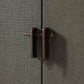 Berlin Cabinet - Dark Green Lacquered Linen