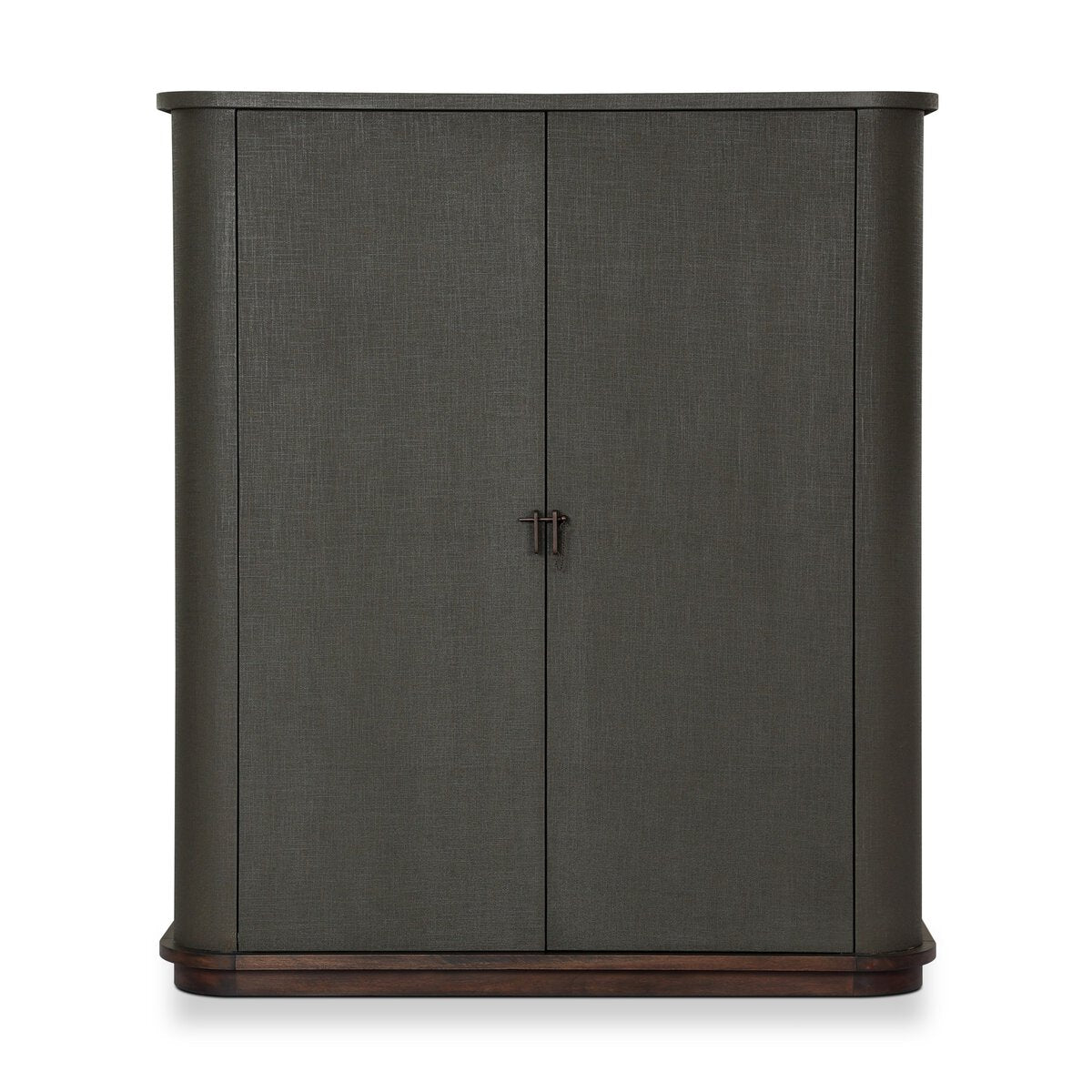 Berlin Cabinet - Dark Green Lacquered Linen