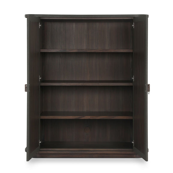 Berlin Cabinet - Dark Green Lacquered Linen