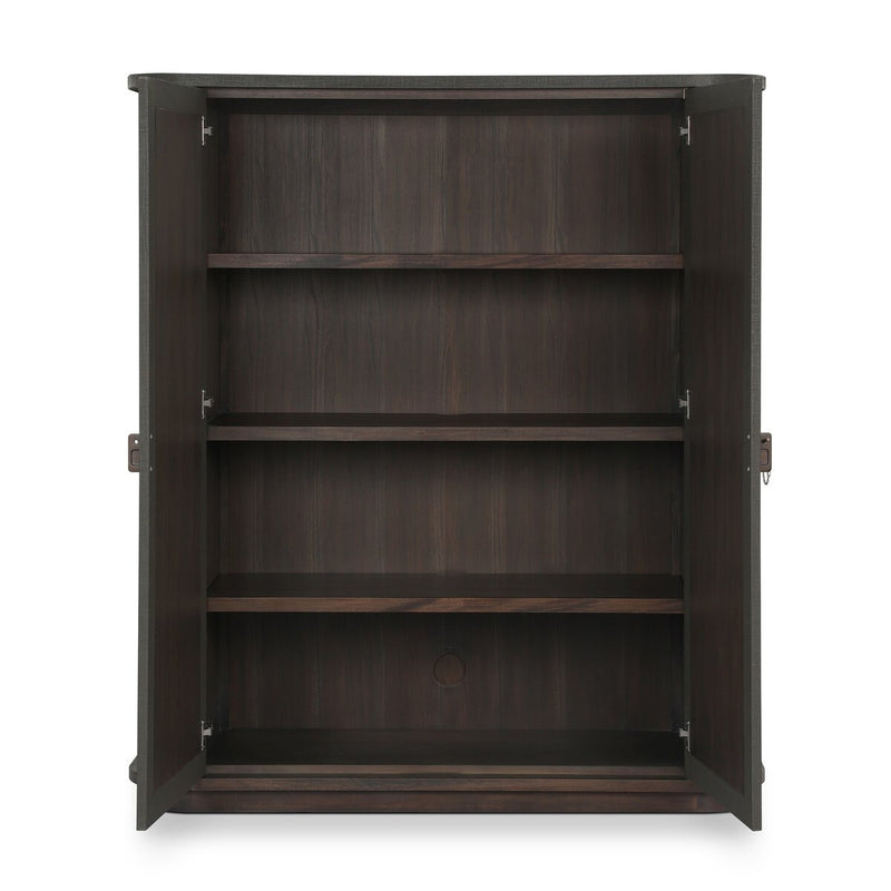 Berlin Cabinet - Dark Green Lacquered Linen