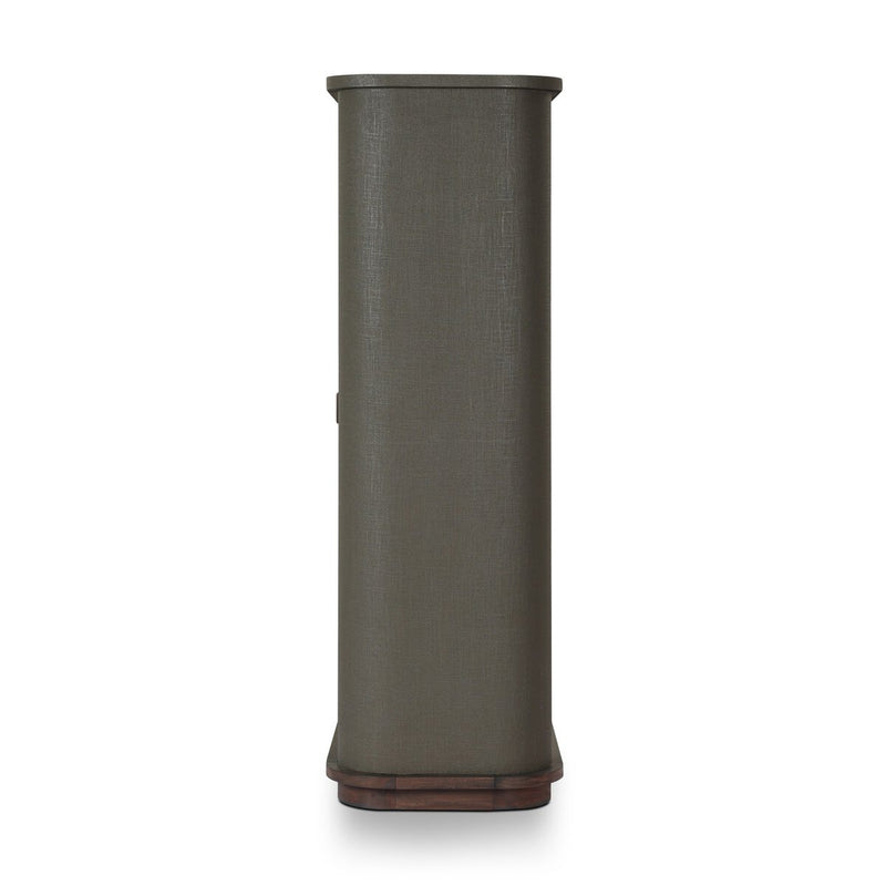 Berlin Cabinet - Dark Green Lacquered Linen