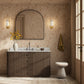 Malden Single Wide Vanity - Satin Espresso Oak Veneer