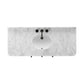 Malden Single Wide Vanity - Satin Espresso Oak Veneer