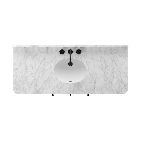 Malden Single Wide Vanity - Satin Espresso Oak Veneer