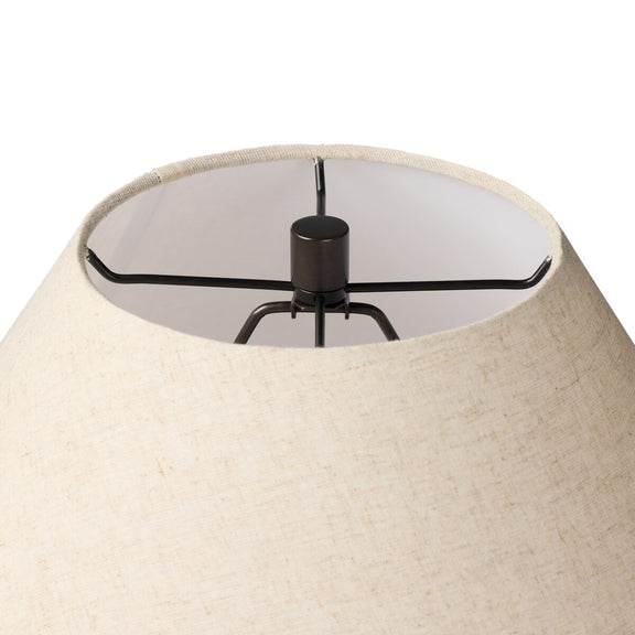 Saylor Table Lamp - Brown Cast Glass