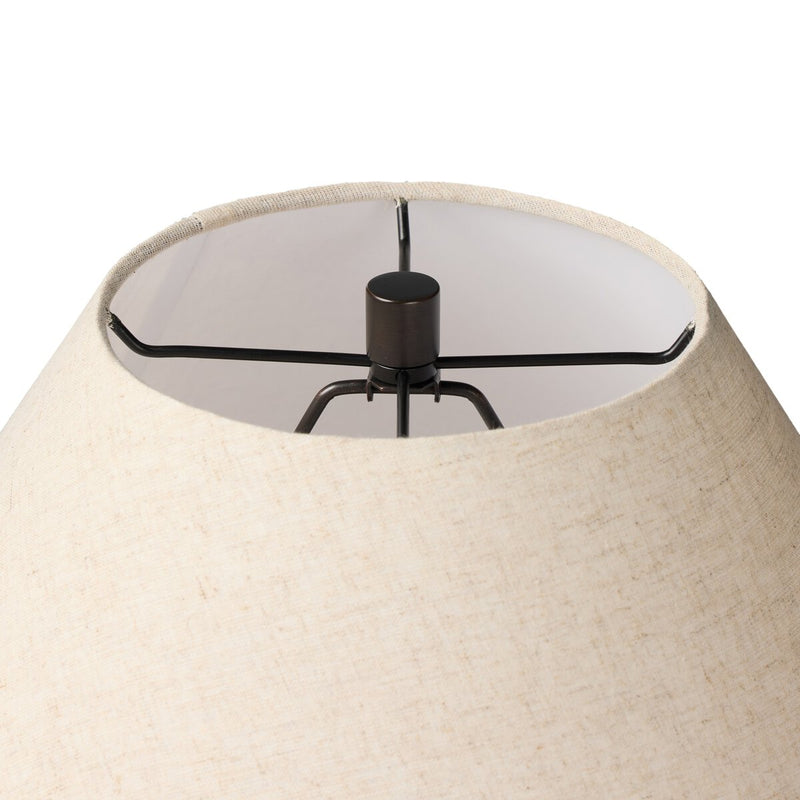 Saylor Table Lamp - Brown Cast Glass