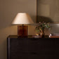Saylor Table Lamp - Brown Cast Glass