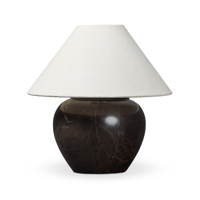Denver Table Lamp - Brown Italian Marble