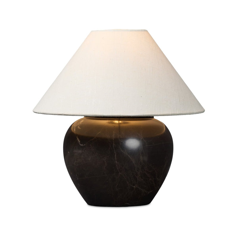 Denver Table Lamp - Brown Italian Marble
