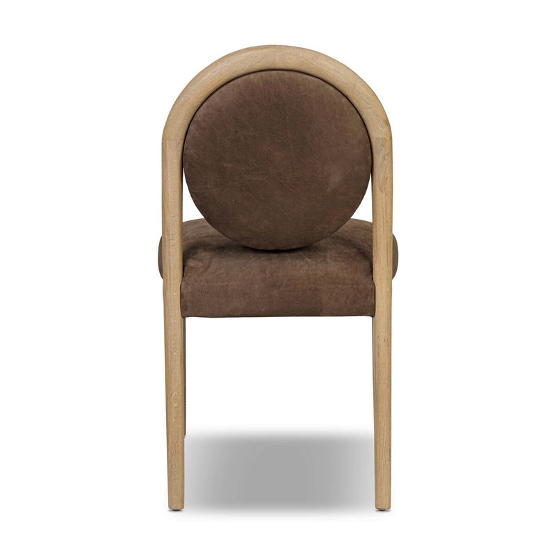 Prentiss Dining Chair - Nubuck Cigar