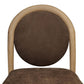 Prentiss Dining Chair - Nubuck Cigar