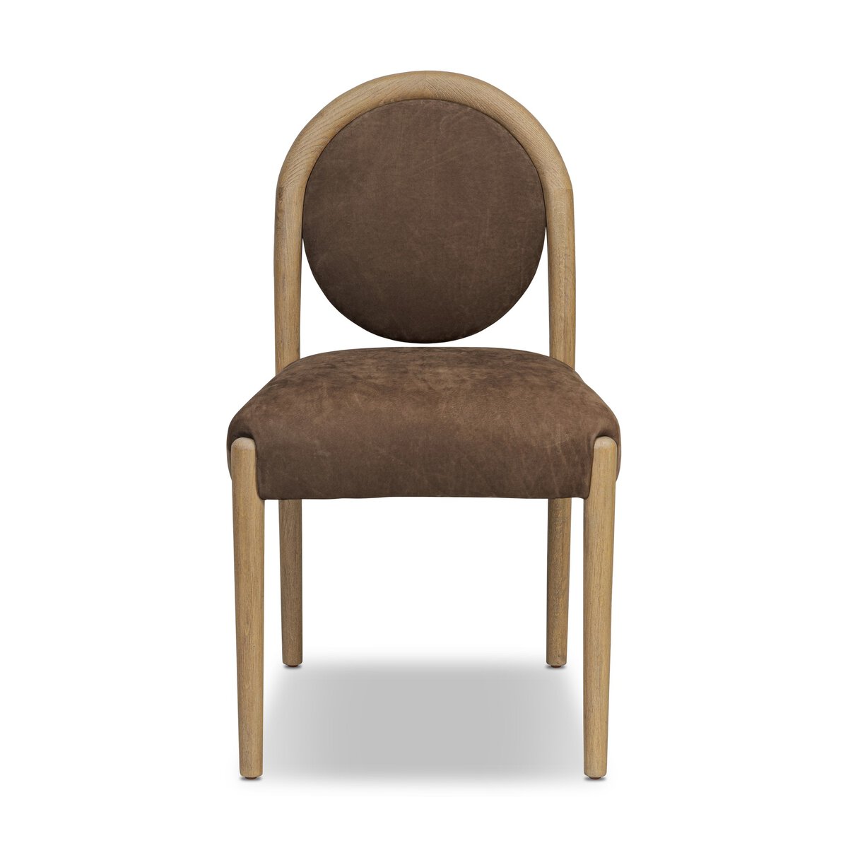 Prentiss Dining Chair - Nubuck Cigar