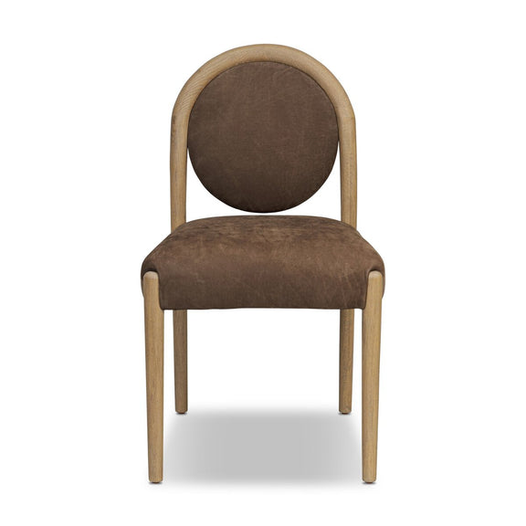 Prentiss Dining Chair - Nubuck Cigar