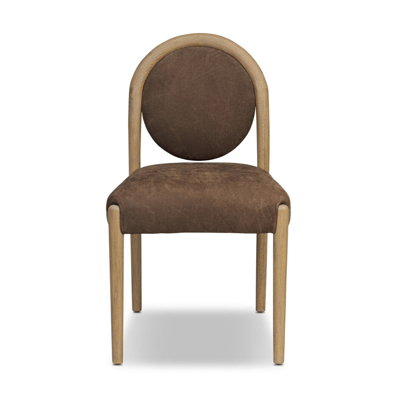 Prentiss Dining Chair - Nubuck Cigar
