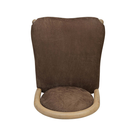 Prentiss Dining Chair - Nubuck Cigar