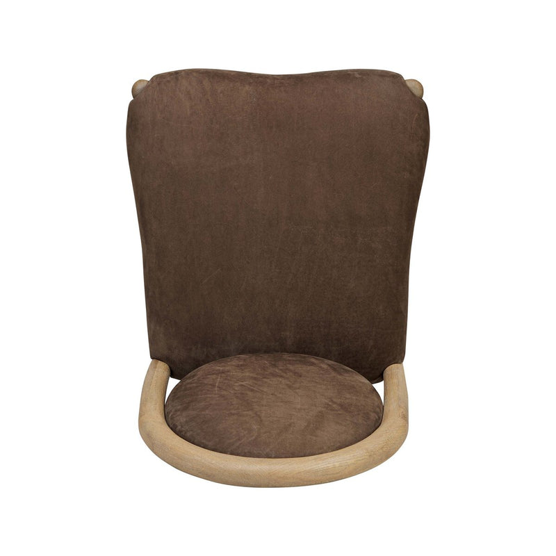 Prentiss Dining Chair - Nubuck Cigar