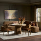 Clemence Dining Banquette L-Shape - Crypton Nomad Mushroom