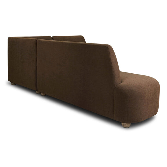 Clemence Dining Banquette L-Shape - Crypton Nomad Mushroom