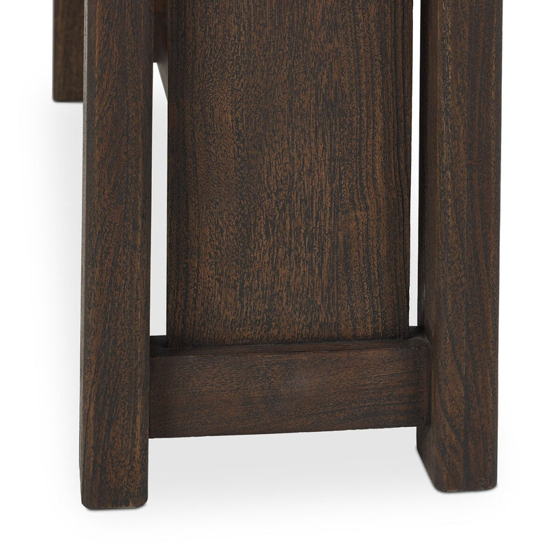 Canton Bar + Counter Table - Dark Brown Acacia