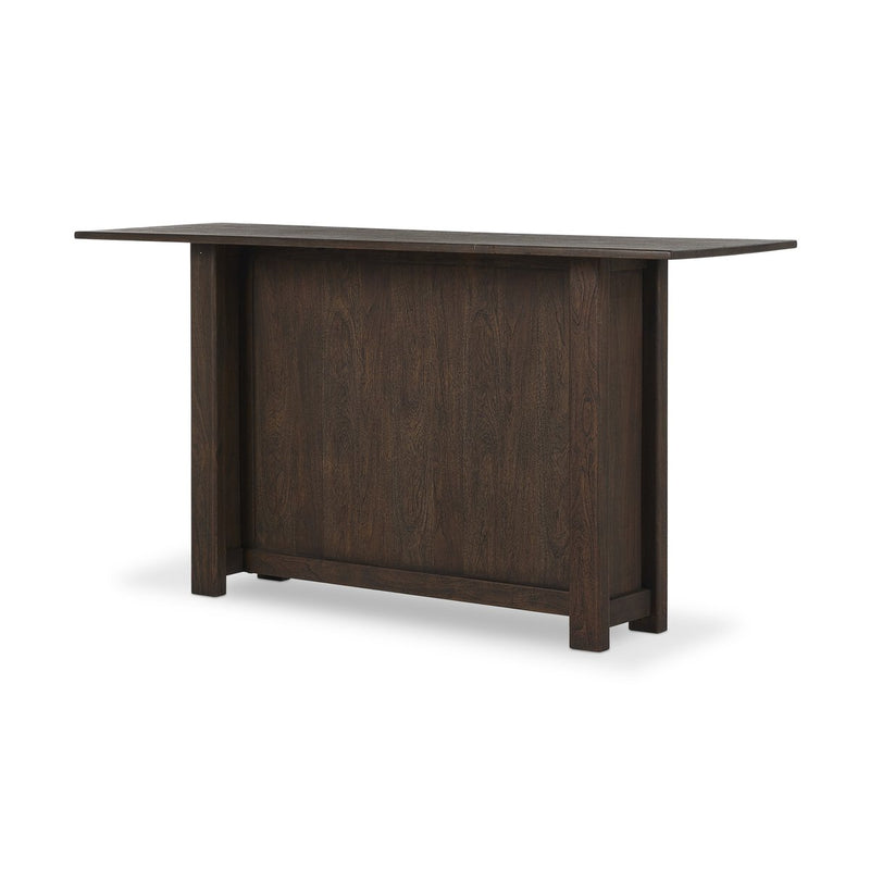 Canton Bar + Counter Table - Dark Brown Acacia