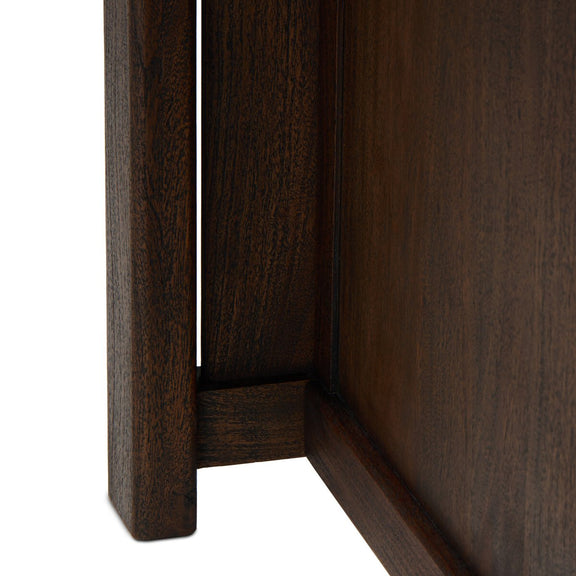 Canton Bar + Counter Table - Dark Brown Acacia