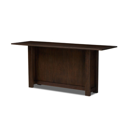 Canton Bar + Counter Table - Dark Brown Acacia