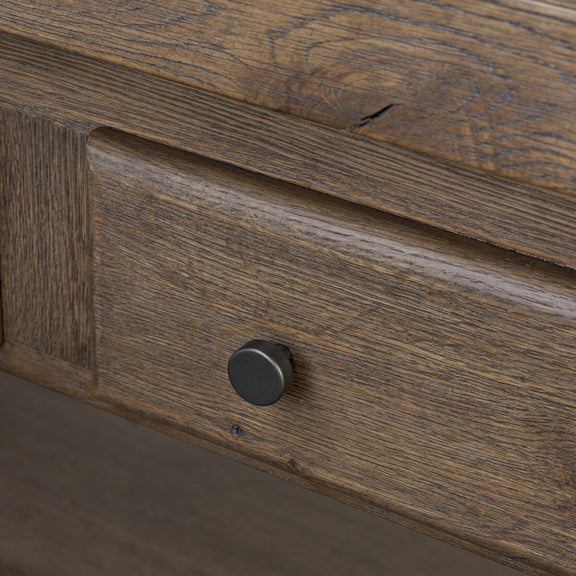 Tobiah Kitchen Island - Brown Oak Veneer