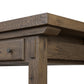 Tobiah Kitchen Island - Brown Oak Veneer
