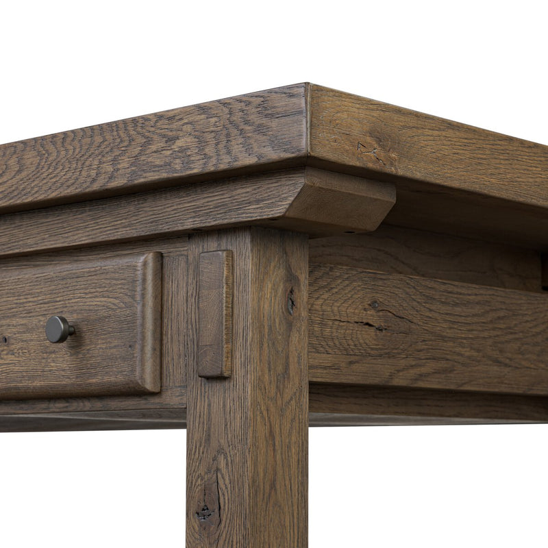 Tobiah Kitchen Island - Brown Oak Veneer