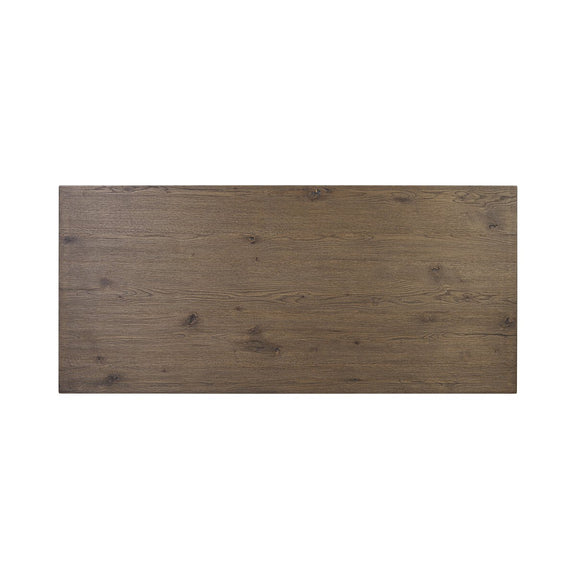 Tobiah Kitchen Island - Brown Oak Veneer