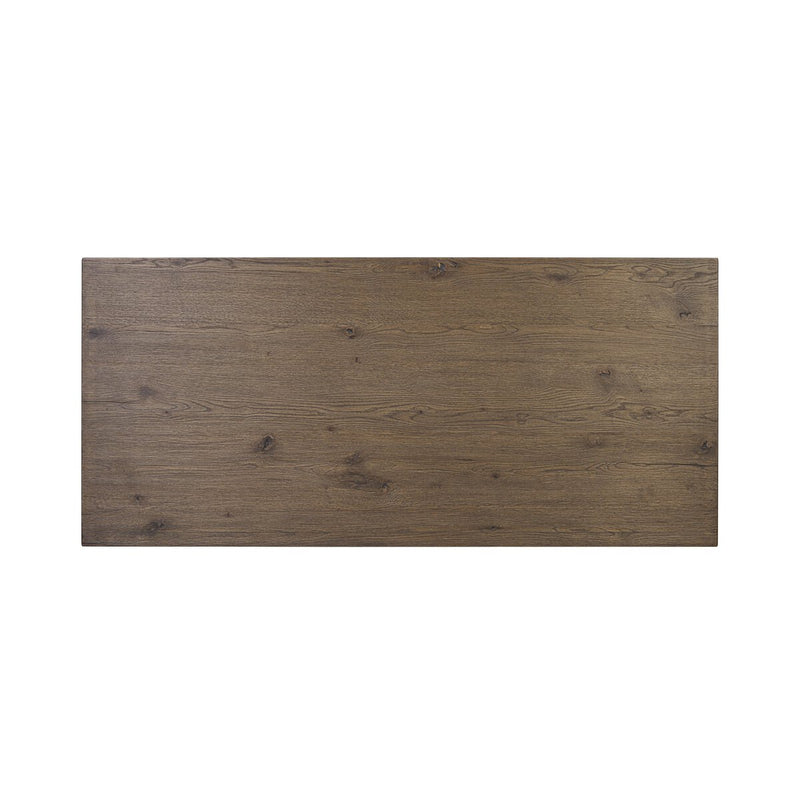 Tobiah Kitchen Island - Brown Oak Veneer