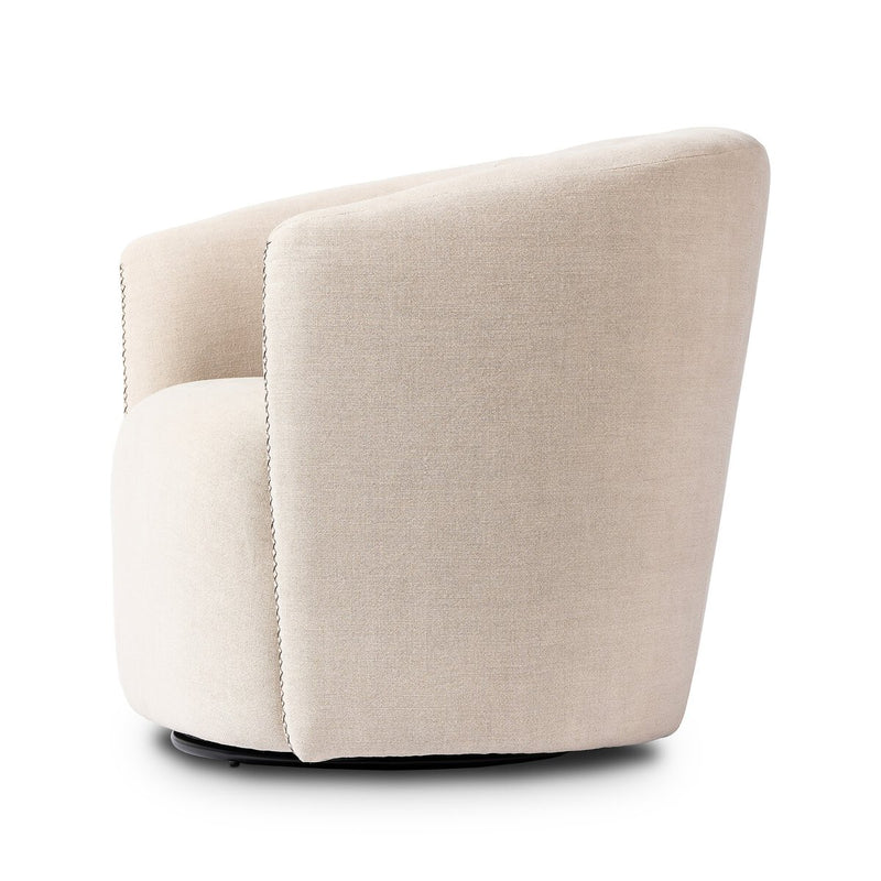 Salena Swivel Chair - Broadway Dune